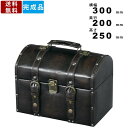 【楽天お買い物マラソン!!各種クーポン配布中】収納ボックス IW-875 合皮製 インテリア 雑貨 アンティーク調 バッグ 鞄 かばん 収納家具 トランク 収納...