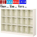 【楽天お買い物マラソン!!各種クーポン配布中】18人用シューズボックス BS-LL18W6N 6列3段 中棚付き オープンタイプ スチール製 収納家具 シューズロッカー オープンロッカー 完成品 靴棚 クツ収納 スチールラック 中棚高8