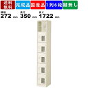 【楽天お買い物マラソン!!各種クーポン配布中】6人用シューズロッカー BST1-6HMXN 1列6段 中棚付き 窓付き 扉付きタイプ スチール製 シューズボックス シューズロッカー 下足入れ 靴入れ 透明窓付き セミホワイト 完成品 下