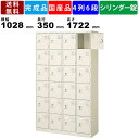 【楽天お買い物マラソン!!各種クーポン配布中】24人用シューズロッカー BST4-6NNKN 4列6段 鍵付き 扉付きタイプ スチール製 シリンダー錠タイプ シ...