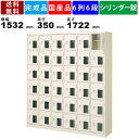 36人用シューズロッカー BST6-6HMXKN 6列6段 中棚付き 鍵付き 窓付き 扉付きタイプ スチール製 シューズラック スチールロッカー 昇降口 玄関口 エントランス 靴棚 収納棚 中棚高100mm シューズトレー対応 靴入れ 下足入れ 送料無料