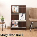 マガジンラック DECOR-WS3 デコール ワイド 3段 ウッドマガジンラック 折り畳み 折りたたみ 雑誌収納 本収納 スタンド コンパクト 収納ラック 木製 メッキ加工 カタログスタンド パンフレット リーフレット ディスプレー棚 ディスプレイラック