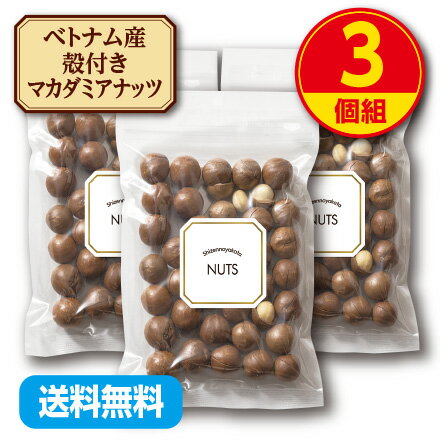 【新登場・送料無料】味源 ロースト殻付きマカダミアナッツ【300g】(3個組) 無塩 ベトナム産 専用オープナー入り ナッツの王様 不飽和脂肪酸 パルミトオレイン酸 添加物不使用 おつまみ ナッツ