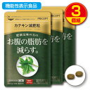 【新登場・送料無料】肥満気味の方のお腹の脂肪を減らす カテキン減肥粒 機能性表示食品 【60粒30日 ...