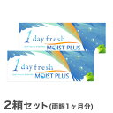【送料無料】ワンデーフレッシュモイストプラス 2箱セット