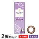 【送料無料】アイコフレワンデーUV M マルチステージ 30枚入 2箱セット ( シード / SEED / 1日使い捨て / カラコン / 遠近両用 / リッチメイク / ブラウン )(4)