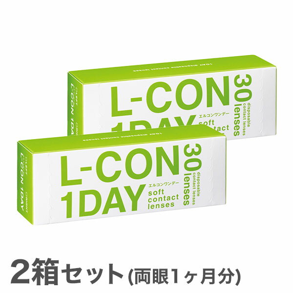 【送料無料】エルコンワンデー 2箱セット【30枚×2箱】（使い捨てコンタクトレンズ / 株式会社シンシア / エルコン / …