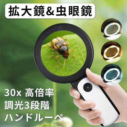 30倍 高倍率 拡大鏡 LEDライト付き 30倍 虫眼鏡 ルーペ 高倍率 見やすい 拡大レンズ 調光3段階 ルーペ 手持ちルーペ 12個LEDライト付 読書ルーペ 虫眼鏡 軽量 読書 昆虫観察 宝石鑑定 精密作業 贈り物 おしゃれ 30倍 高倍率 拡大鏡 LEDライト付き 30倍 虫眼鏡 ルーペ 高倍率 見やすい 拡大レンズ 調光3段階 ルーペ 手持ちルーペ 12個LEDライト付 読書ルーペ 虫眼鏡 軽量 読書 昆虫観察 宝石鑑定 精密作業 贈り物 おしゃれ