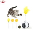 猫おもちゃ 猫じゃらし 猫 おもちゃ倒れない だるま 知育玩具 だるまボール 遊び道具 ボール 運動不足改善 ストレス解消安全素材(4)