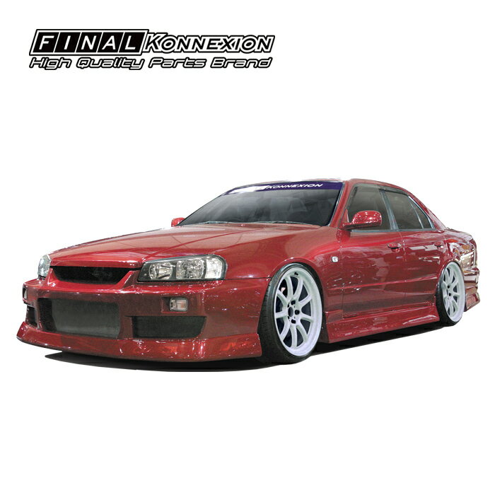 【FALCON】 FRP製 フロントバンパースポイラー NISSAN R34 スカイライン 4DR（セダン）専用 エアロ 未塗装品 社外部品 【PGFK-G06-FNR344F】 ファイナルコネクション ファルコン ニッサン SKYLINE