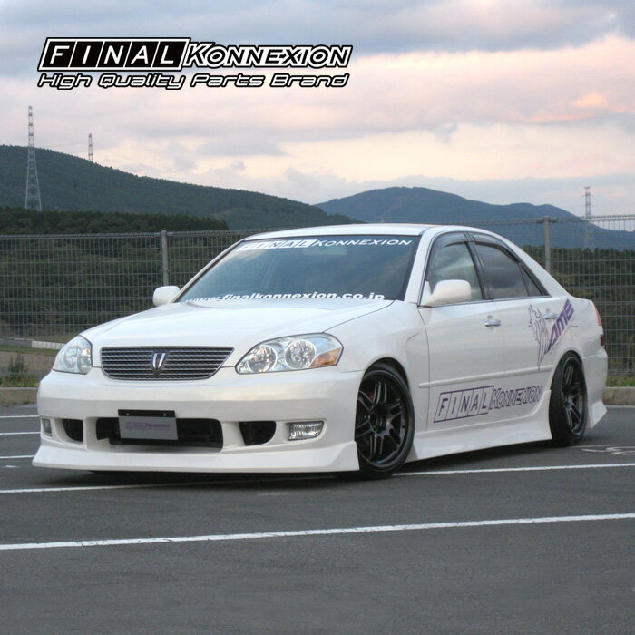 【ZERO】FRP製リアバンパースポイラーTOYOTA110系マーク2後期専用エアロ未塗装品社外部品【PGFK-S18-ZRM10RB】ファイナルコネクションゼロトヨタマークツーMARK2