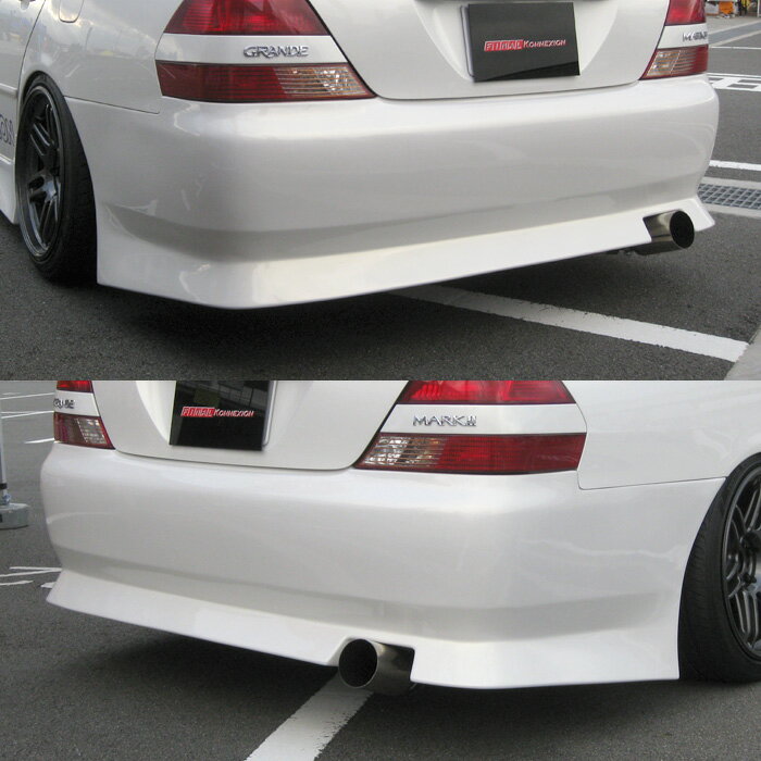【ZERO】FRP製リアバンパースポイラーTOYOTA110系マーク2後期専用エアロ未塗装品社外部品【PGFK-S18-ZRM10RB】ファイナルコネクションゼロトヨタマークツーMARK2