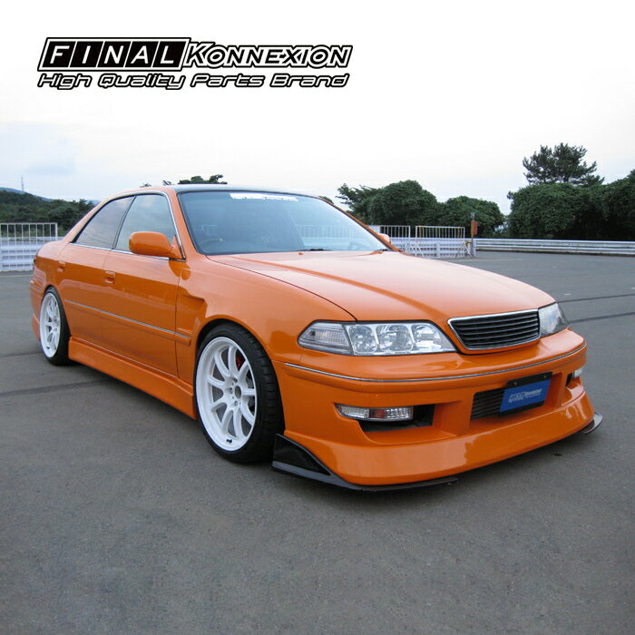 【FIRSTCONTACT】FRP製リアバンパースポイラーTOYOTA100系マーク2専用エアロ未塗装品社外部品【PGFK-S31-FCM100R】ファイナルコネクションファーストコンタクトトヨタマークツーMARK2
