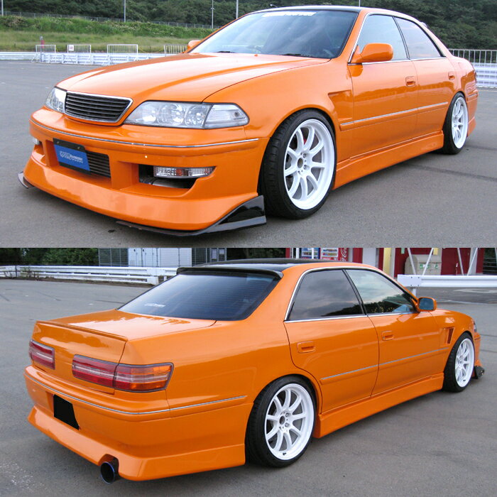 【FIRSTCONTACT】FRP製リアバンパースポイラーTOYOTA100系マーク2専用エアロ未塗装品社外部品【PGFK-S31-FCM100R】ファイナルコネクションファーストコンタクトトヨタマークツーMARK2
