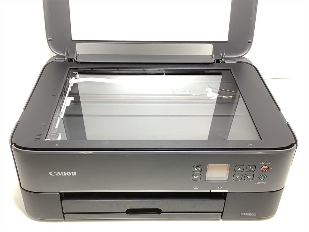 【中古】Canon プリンター A4インクジェット複合機 PIXUS TS5330 ブラック 2019年モデル テレワーク向け