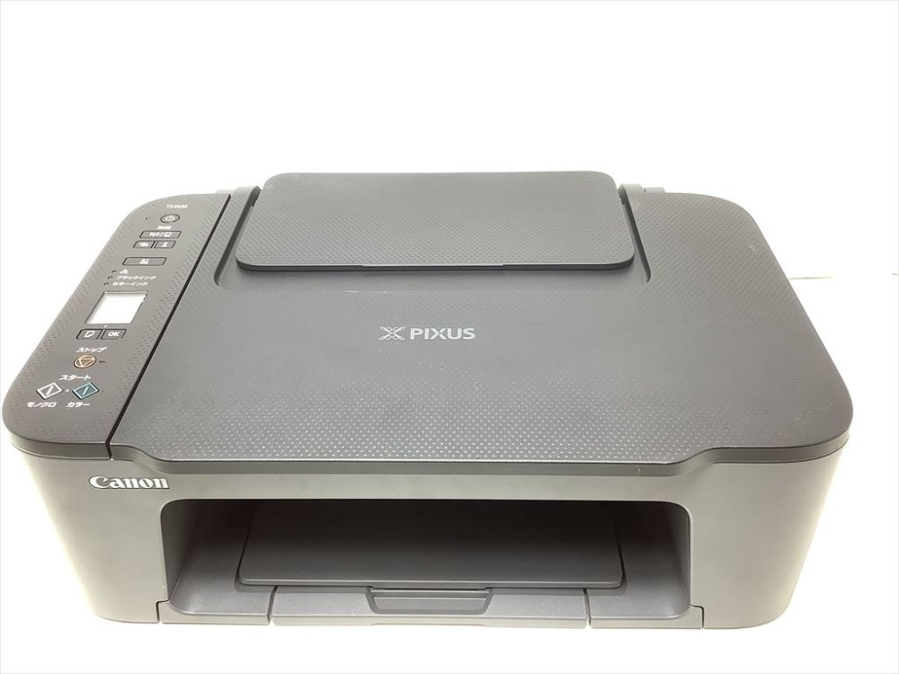 【中古】キヤノン Canon プリンター A4インクジェット複合機 PIXUS TS3530 ブラック Wi-Fi対応 テレワーク向け 2022年モデル 4色・一体..