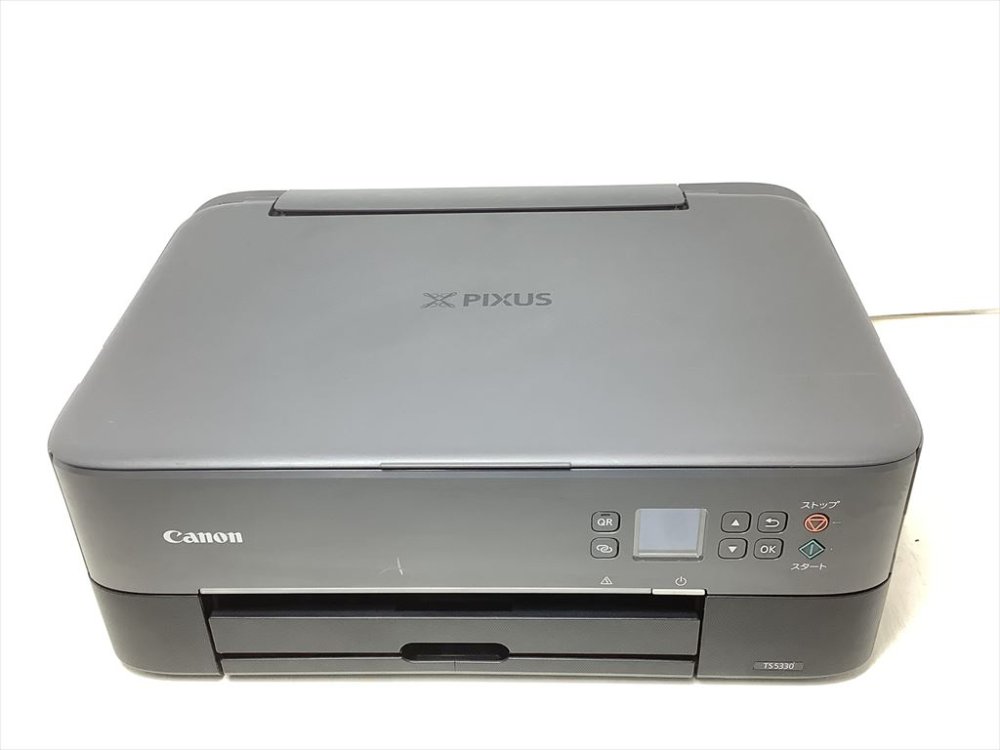 【中古】Canon プリンター A4インクジェット複合機 PIXUS TS5330 ブラック 2019年モデル テレワーク向け