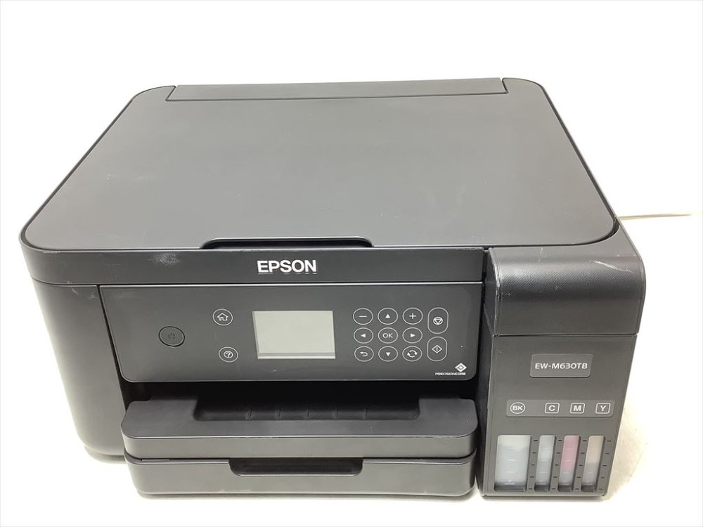 【中古】エプソン A4カラープリント対応 エコタンク搭載 インクジェット複合機(ブラック)EPSON EW-M630TB
