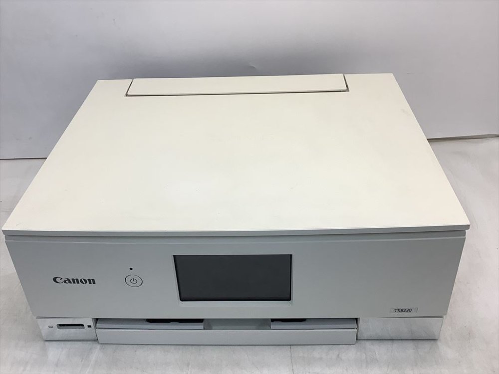 【中古】旧モデル Canon プリンター インクジェット複合機 PIXUS TS8230 ホワイト (白)