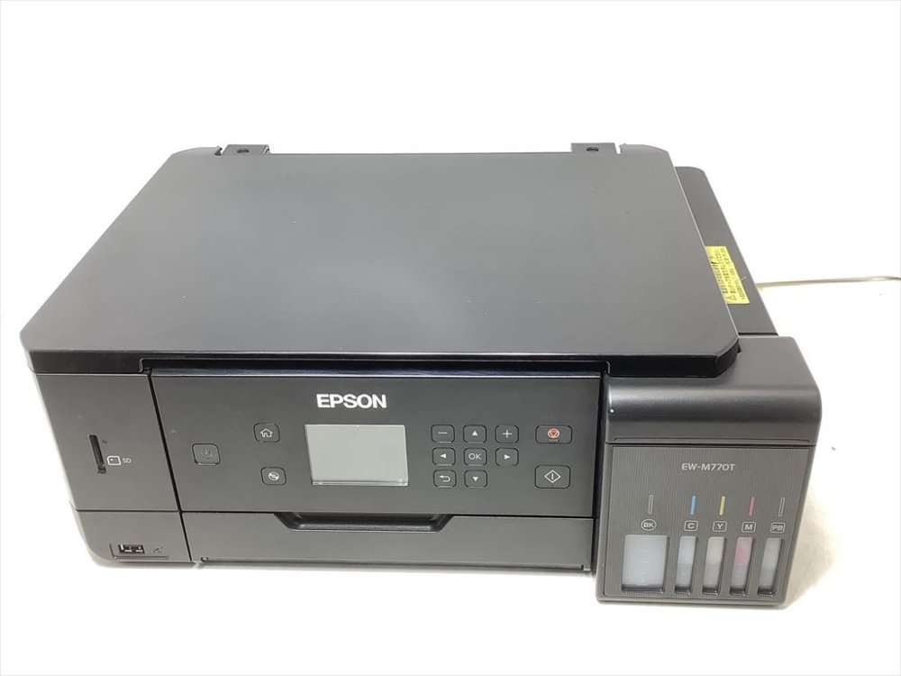 【中古】エプソン エコタンク搭載プリンター/A4カラー複合機 EW-M770T