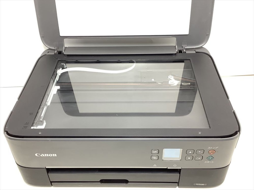 【中古】Canon プリンター A4インクジェット複合機 PIXUS TS5330 ブラック 2019年モデル テレワーク向け