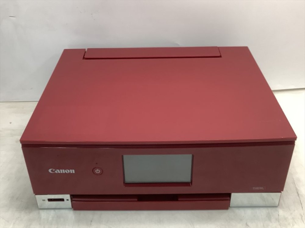 【中古】旧モデル Canon プリンター インクジェット複合機 PIXUS TS8230 RED (レッド)
