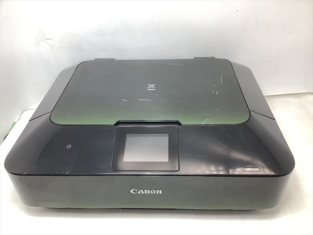 【中古】Canon インクジェット複合機 PIXUS MG6330 グリーン
