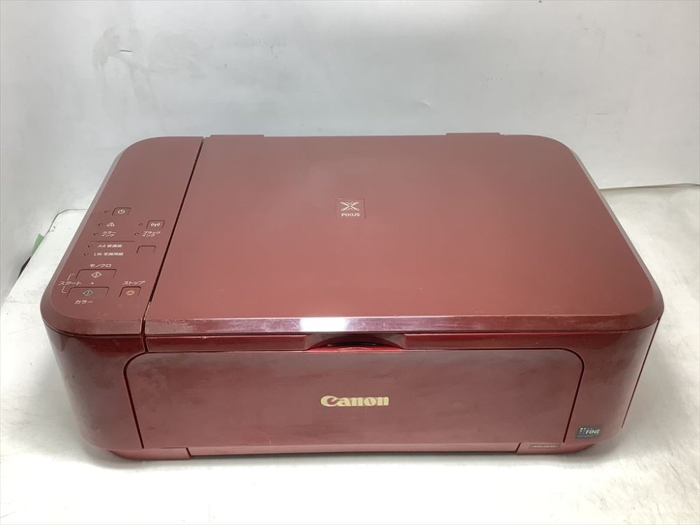 【中古】旧モデル Canon インクジェットプリンター複合機 PIXUS MG3630 RD レッド(2)