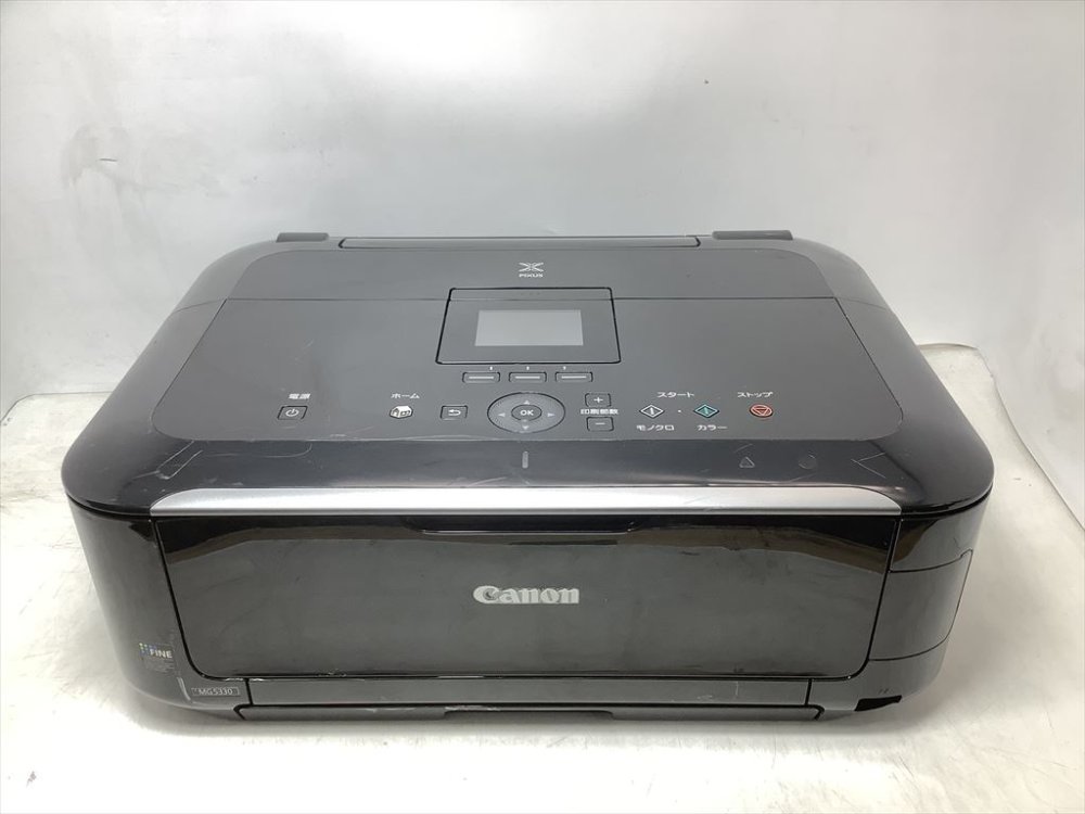 【中古】Canon インクジェット複合機 PIXUS MG5330 5色W黒インク 自動両面印刷 無線LAN搭載 サイレントモード搭載 ECO設定付 PIXUSMG5330