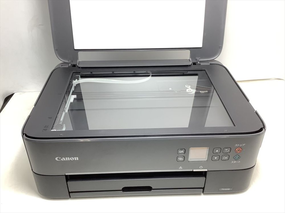【中古】Canon プリンター A4インクジェット複合機 PIXUS TS5330 ブラック 2019年モデル テレワーク向け