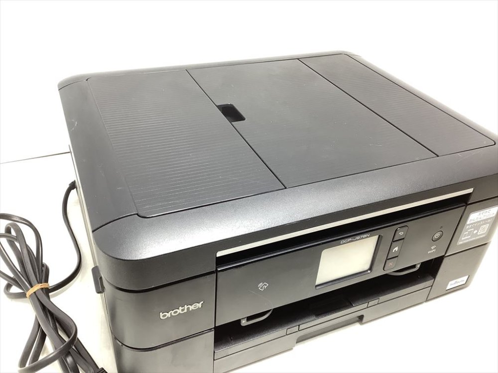 【中古】(旧モデル) ブラザー プリンター A4 インクジェット複合機 DCP-J978N-B (黒モデル/ADF/有線・無線LAN/手差しトレイ/両面印刷/レーベル印刷)