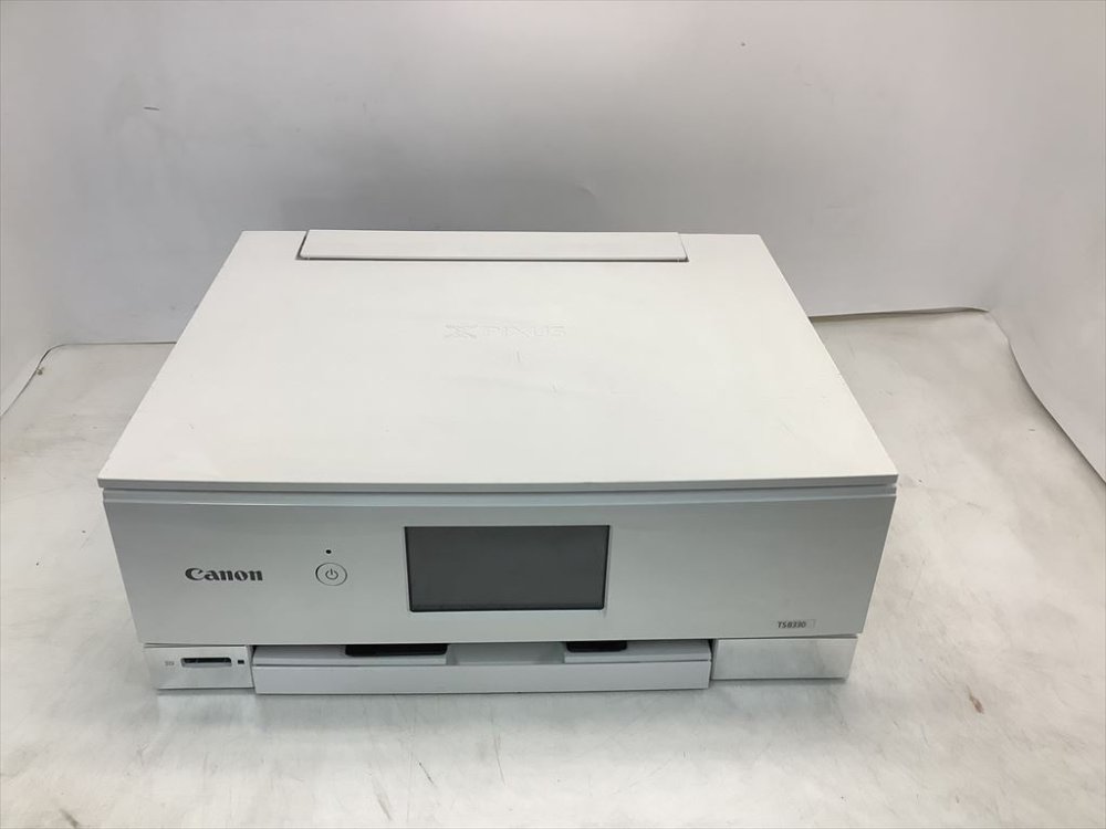【中古】旧モデル Canon プリンター A4インクジェット複合機 PIXUS TS8330 ホワイト