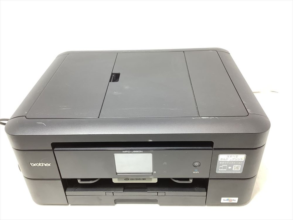 【中古】brother プリンター A4 インクジェット複合機 PRIVIO MFC-J880N FAX/無線・有線LAN/自動両面プ..