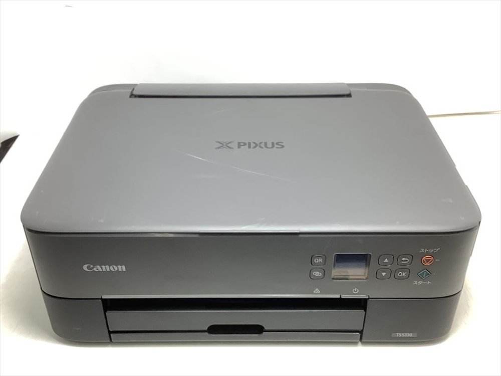 【中古】Canon プリンター A4インクジェット複合機 PIXUS TS5330 ブラック 2019年モデル テレワーク向け