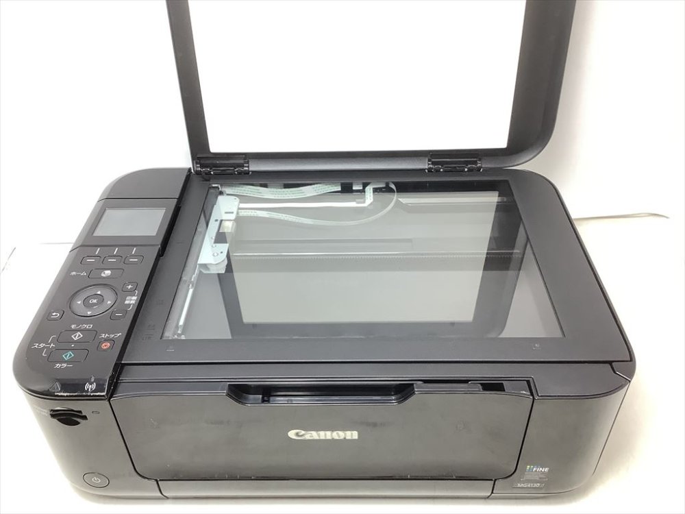 【中古】旧モデル Canon インクジェット複合機 顔料BK+3色染料の新4色インク PIXUS MG4130