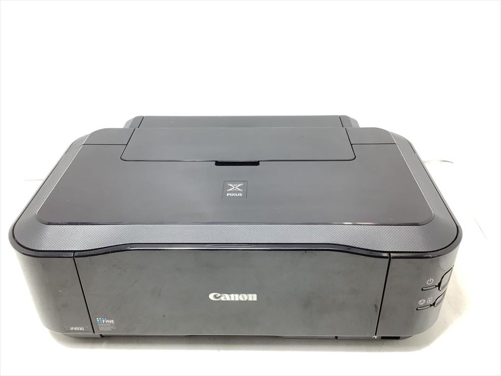 【中古】Canon インクジェットプリンタ PIXUS IP4930 5色W黒インク 自動両面印刷 前面給紙カセット レーベルプリント対応 サイレントモード搭載 ECO設定付 PIXUSIP4930