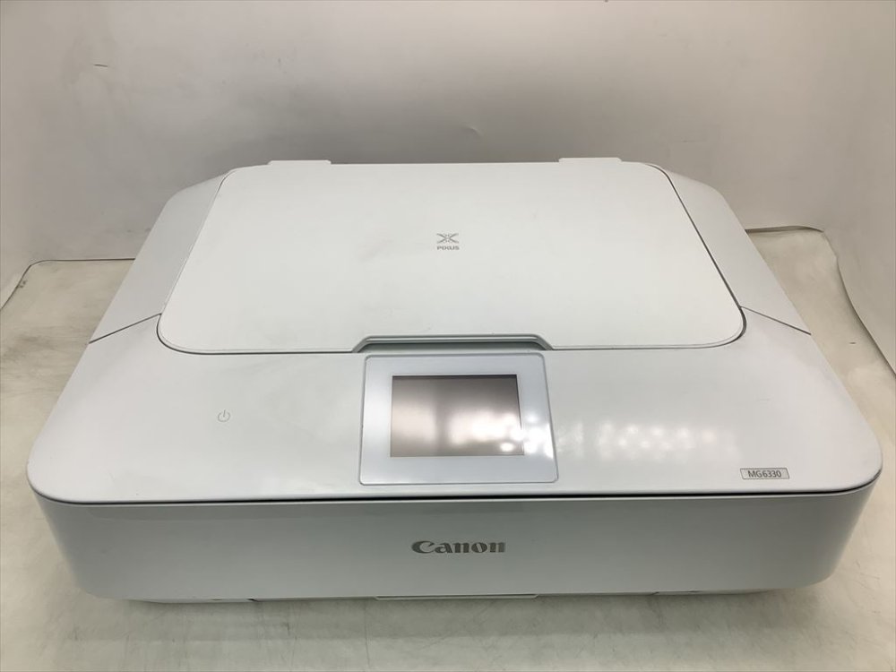 【中古】Canon インクジェット複合機 PIXUS MG6330 ホワイト