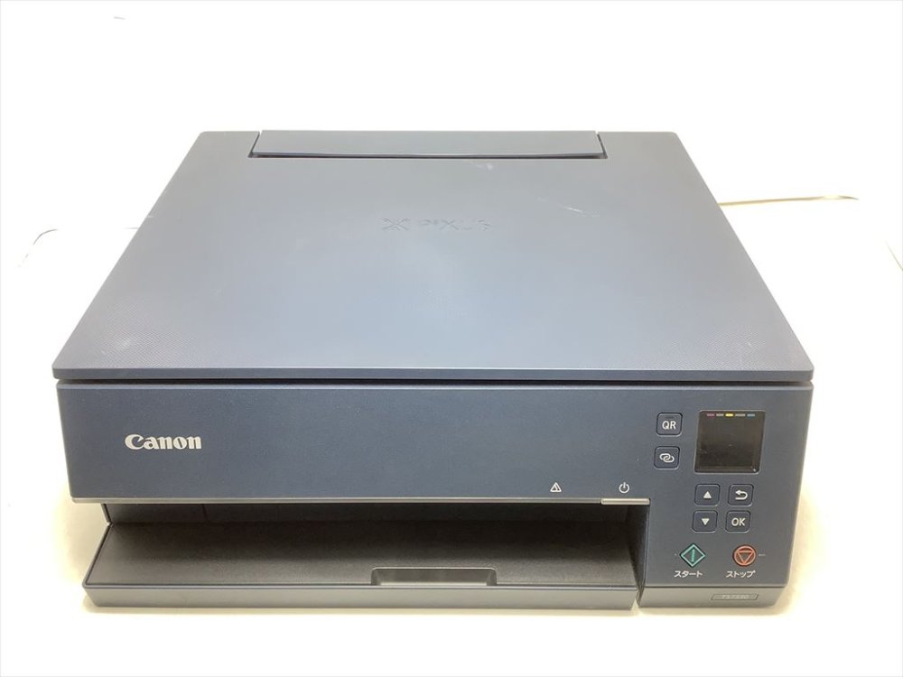 【中古】旧モデル Canon プリンター A4インクジェット複合機 PIXUS TS7330 ネイビー テレワーク向け 5色・独立型・対応インクBCI-380/381シリーズ