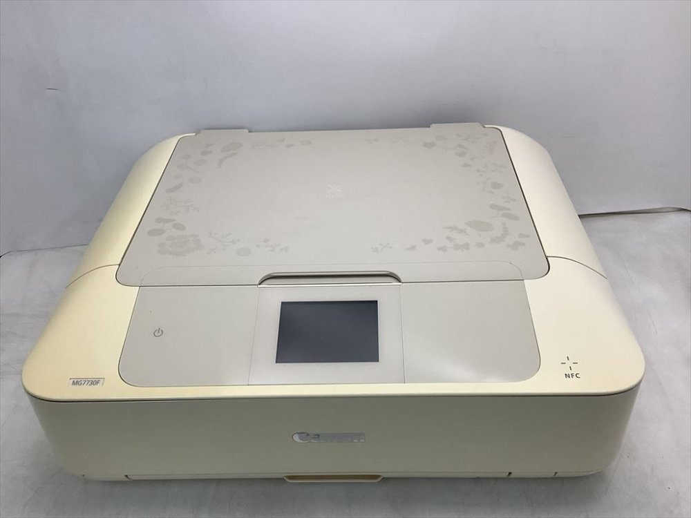 【中古】Canon キヤノン インクジェット複合機 ピクサスアトリエ PIXUSMG7730F エクリュベージュ