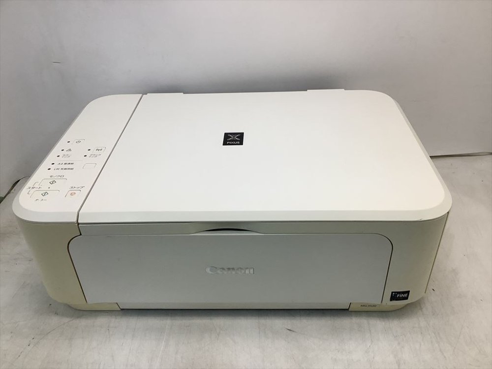 【中古】旧モデル Canon インクジェットプリンター複合機 PIXUS MG3530 WH ホワイト(2)