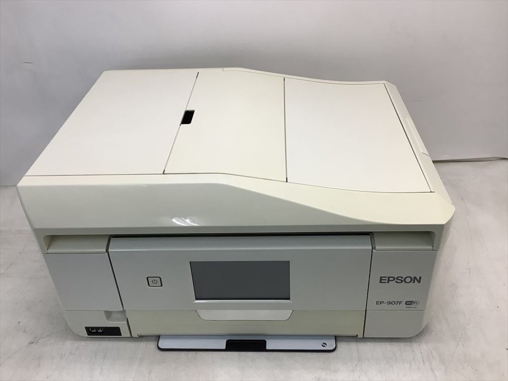 【中古】EPSON インクジェット複合機 Colorio EP-907F 無線 有線 スマートフォンプリント Wi-Fi Direct FAX ADF