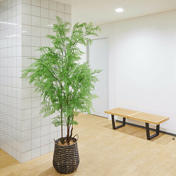 シダ レムリアポット H210cm 観葉植物 フェイクグリーン 【別倉庫直送品】 | GREENPARK 人工観葉植物 造花 おしゃれ リアル イミテーション インテリアグリーン アートグリーン ギフト プレゼント お祝い