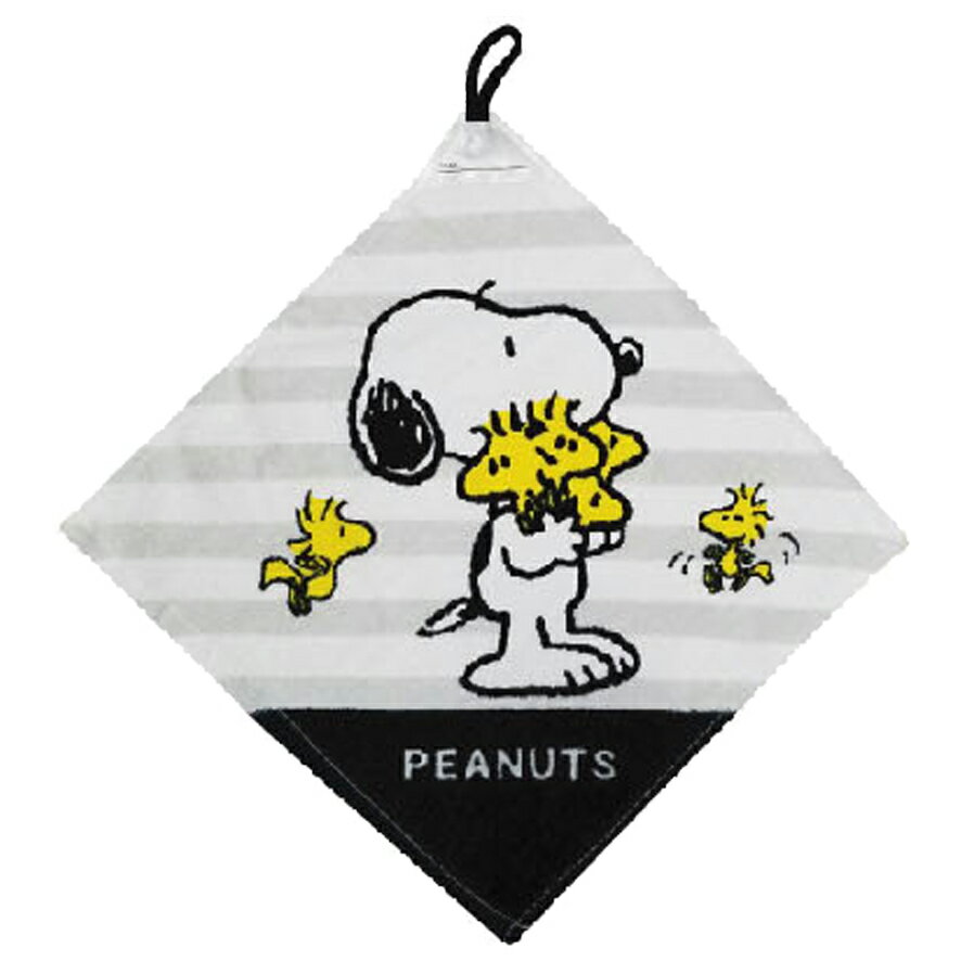 大好きなキャラクターで手洗い後も楽しく ループタオル 安い かわいい スヌーピー グッズ ａ柄 雑貨 セール 入学 入園 キャラクター メール便可