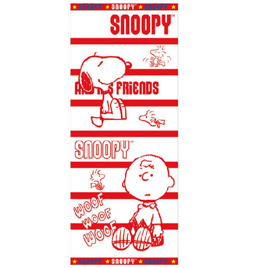 海外最新 ジャガードヘムにｓｎｏｏｐｙのロゴ入り フェイスタオル 安い かわいい スヌーピー グッズ 入園 キャラクター ｂ柄 雑貨 レッド 入学 メール便可