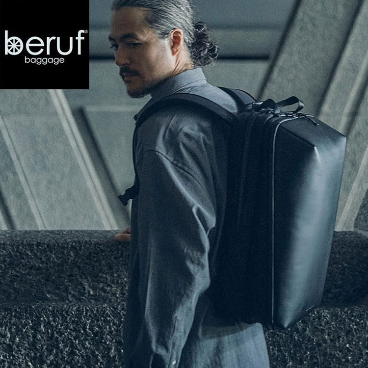 樂天商城 - 【1000円OFFクーポン対象】【20周年記念アイテム】BERUF ベルーフ URBAN EXPLORER PRO Waterproof Leather アーバンエクスプローラープロウォータープルーフレザー brf-GR25-WPL ベルーフバゲージ バックパック リュック ブラック 防水レザー scotchgard GEARED メンズ 防水