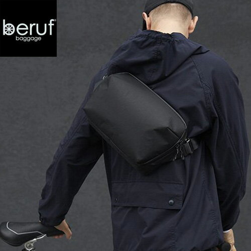 【500円OFFクーポン対象】BERUF ベルーフ URBAN EXPLORER 6.0 X-PAC アーバンエクスプローラー6.0 エクスパック brf-GR21 ベルーフバゲージ バック ショルダーバッグ スリングバッグ カジュアル ブラック ナイロン GEARED メンズ 撥水 防水