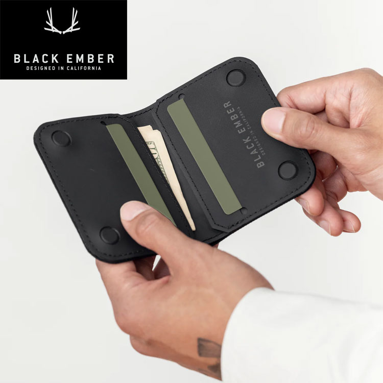 樂天商城 - 【ブラックエンバー正規取扱店】Black Ember ブラックエンバー MAGFOLD WALLET マグフォールドウォレット 7226002 国内正規品 メンズ 財布 スマートウォレット トラベルウォレット ナイロン ブラック ミニ財布 カードケース