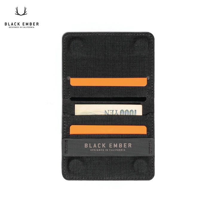 樂天商城 - 【ブラックエンバー正規取扱店】Black Ember ブラックエンバー MAG FOLD WALLET マグフォールドウォレット 7220034 国内正規品 メンズ 財布 スマートウォレット ナイロン ブラック ミニ財布 カードケース