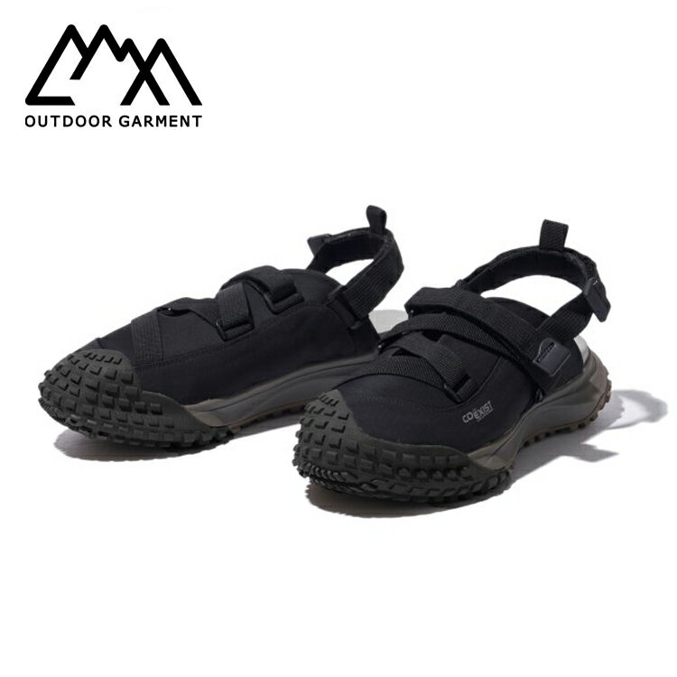 樂天商城 - CMF OUTDOOR GARMENT シーエムエフ アウトドアガーメント APPROACH 02 SANDAL アプローチ2 サンダル シューズ スニーカー 靴 モック スリッポン メンズ キャンプ アウトドア ブラック US9 27cm 2025SS CMF2501-AC37