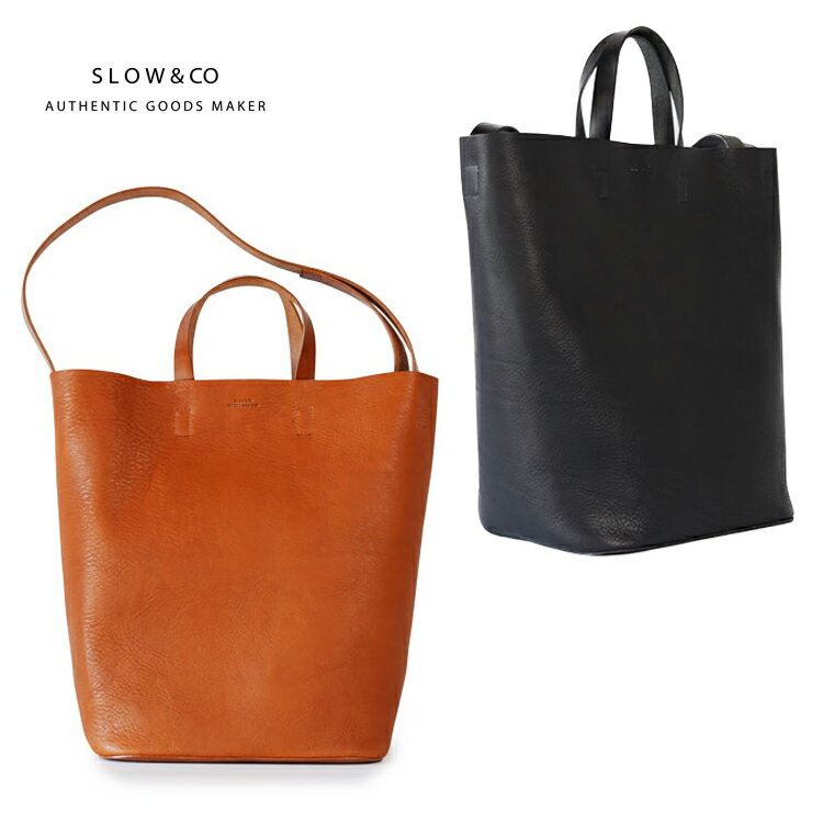 樂天商城 - SLOW スロウ bono 2way tote bag 300S180P ボーノ 2way ショルダートート レザーバッグ トートバッグ ショルダーバッグ 革 レザー ビジネス カジュアル ユニセックス ブラック キャメル オーク OAK 日本製
